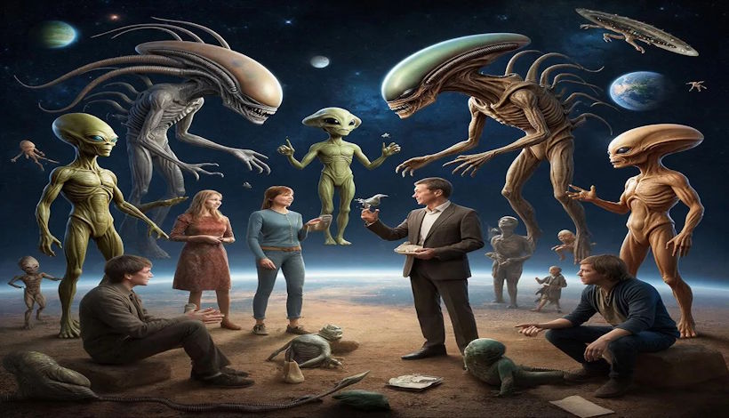 Инсайдер утверждает: Трампу докладывали о множестве инопланетных рас и генетических гибридах