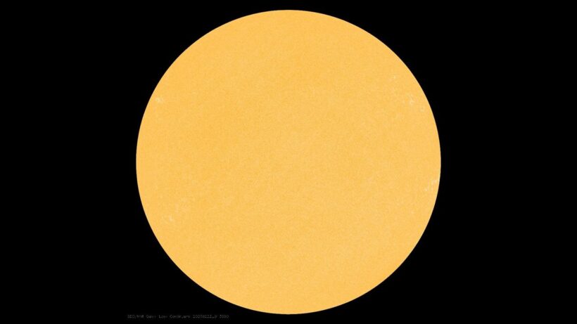 Солнце «очистилось»: впервые с 2022 года на светиле исчезли все пятна, что говорит о затухании цикла активности