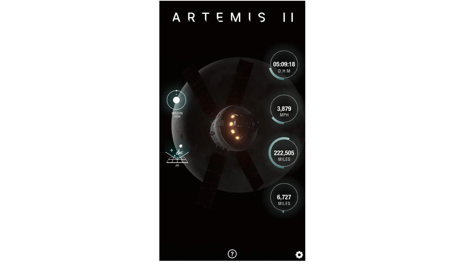 Луна на ладони: как отследить миссию «Артемида-2» в реальном времени