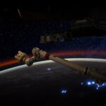 Космический ракурс: астронавт NASA сфотографировала метеорный поток Лириды с борта МКС