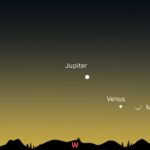 Небесное свидание: Венера и тонкий серп Луны украсят вечернее небо 18 мая