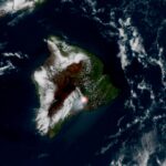 Огненное шоу из космоса: спутник GOES-18 заснял 49-е извержение вулкана Килауэа