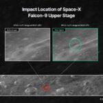 Лунный кратер от ракеты SpaceX: корейский зонд «Данури» нашел место падения Falcon 9