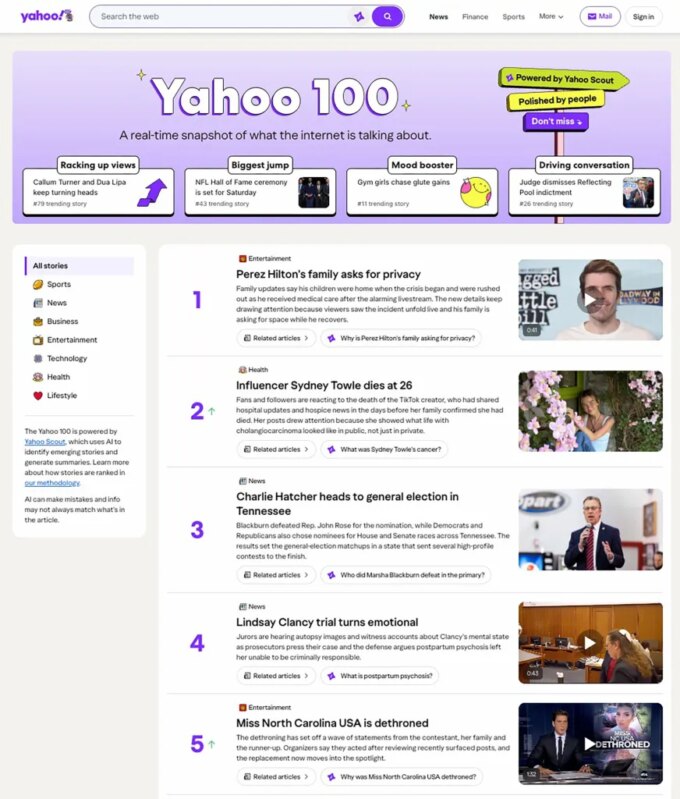 Три процента для правых: Yahoo обвинили в том, что его ИИ-агрегатор новостей замалчивает консерваторов