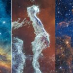 «Кошачья голова» в космосе: Hubble и Webb показали жуткий туманный портрет к Хэллоуину