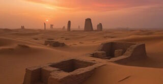 Небесный Камень Богов: Как космическая катастрофа в Сахаре породила древние религии